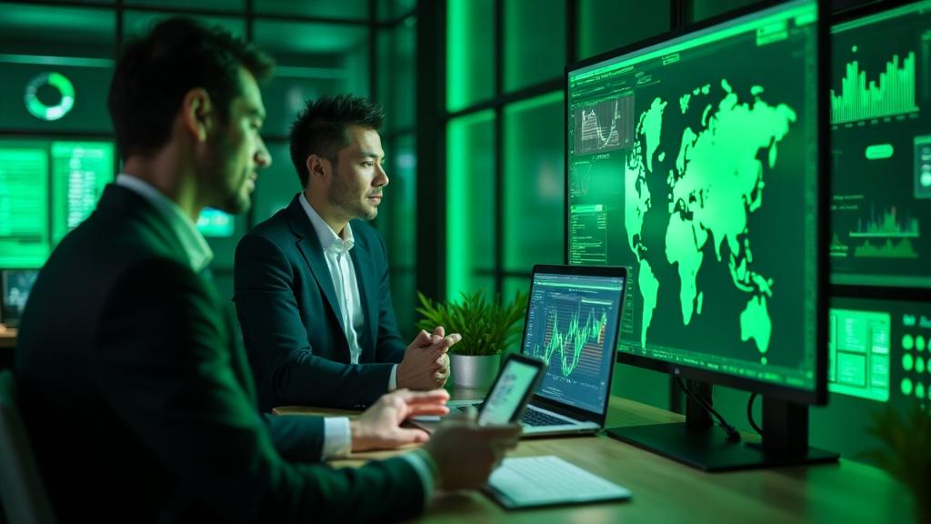 IT technician managing secure network infrastructure and cloud solutions for business